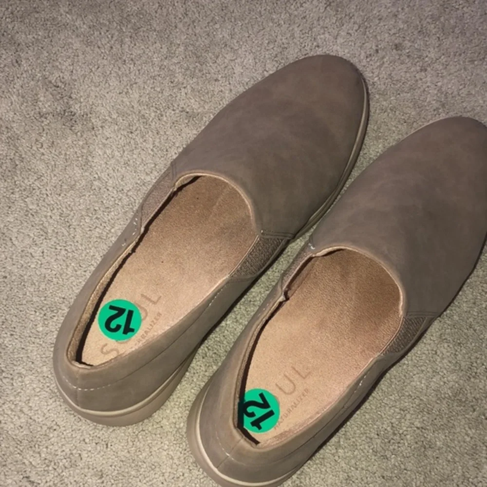 SOUL NATURALIZER Women’s‎ 12 Brown Lyrie Slip-On Sneaker NWOT